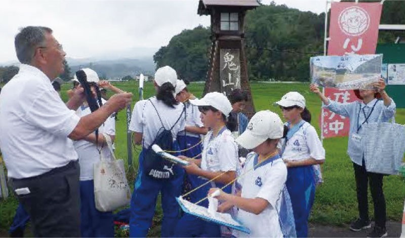 美咲中央小学校の桃太郎伝説ウォーキングの画像