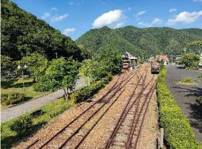 柵原ふれあい鉱山公園鉄道の写真