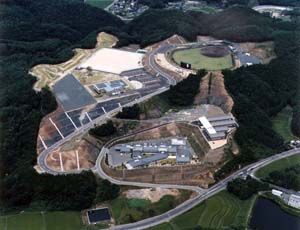エイコンパーク全景が写った航空写真