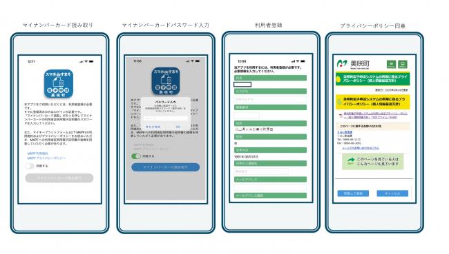 アプリの操作画面(1)
