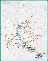 柵原地域の防災ハザードマップ