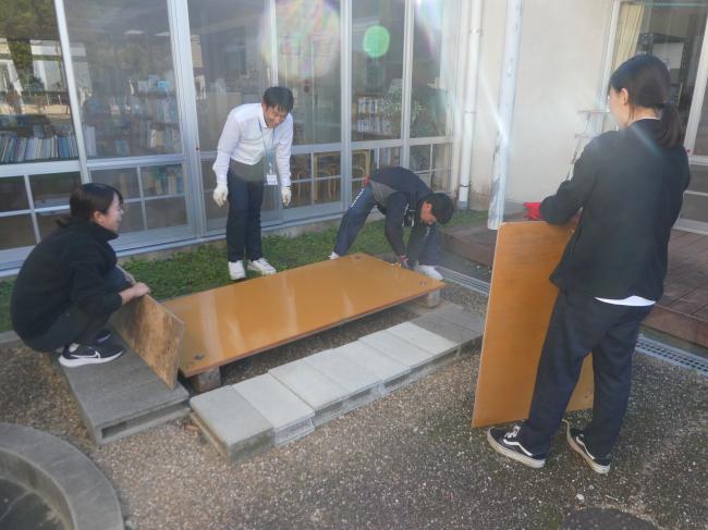 ジャンピングボードの準備